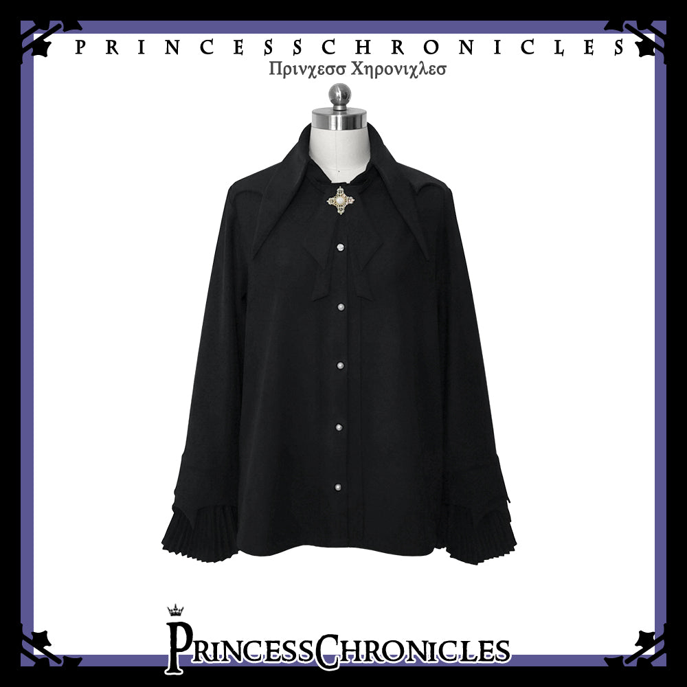 Princess Chronicles - Floating Phantom - Ouji Fashion Shirt S female black shirt (in-stock)