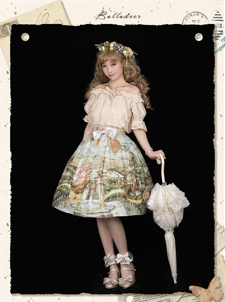 Balladeer - Watercolor Oil Painting Classic Lolita SK