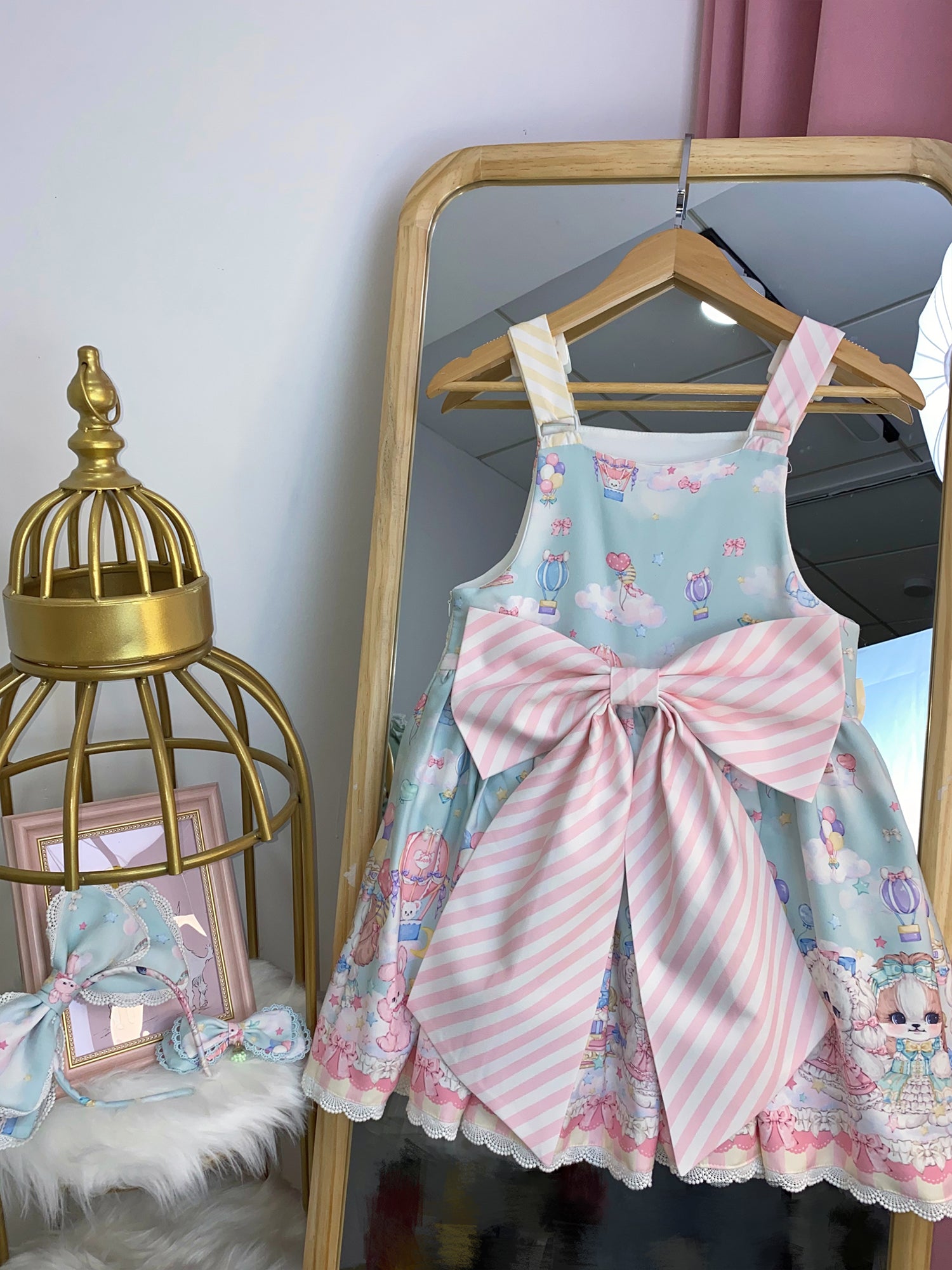 DreamWhale - Puppy Parks - Sweet Lolita Kawaii Puppy Lolita Salopette
