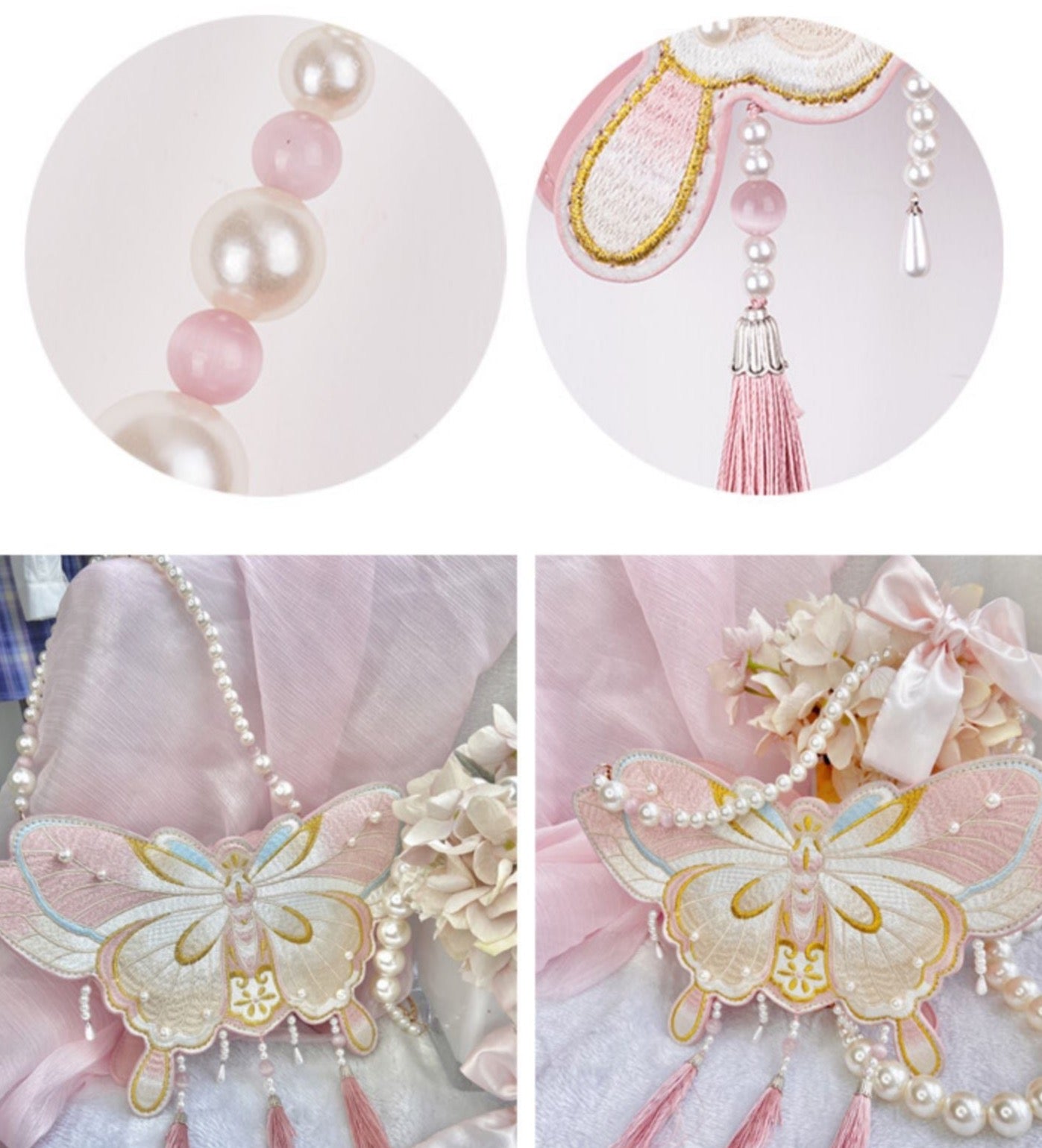 Butterfly - Chinese Qi Lolita Butterfly Bag 1420:50947