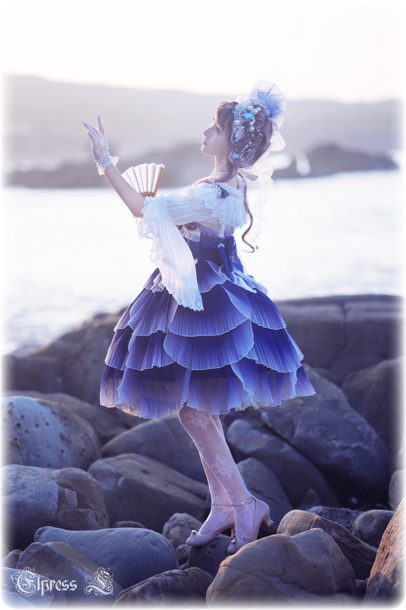 Elpress L~Fish Scale~Elegant Lolita JSK 488:83168