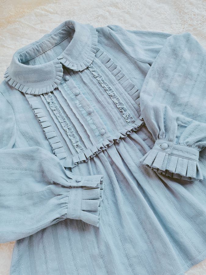 Yilia - J-fashion Ruffle Cotton Lolita Blouse