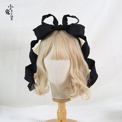 Xiaogui - Miss Furla - 3D Bowknot Doll Lolita KC Black