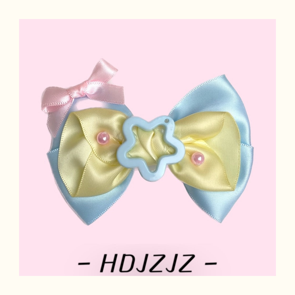 Bow Terminator - Sweet Lolita Headwear Handmade Hairpin