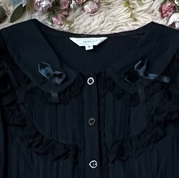 Summer Short Sleeve Cotton Lolita Blouse