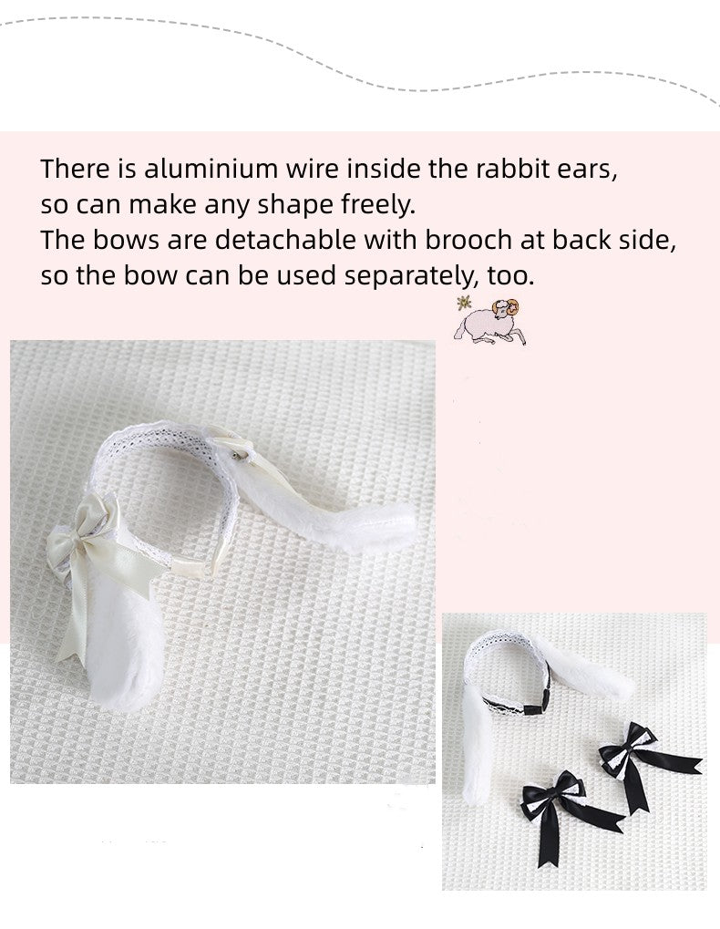 Xiaogui - Sweet Lolita Rabbit Ear KC Headband