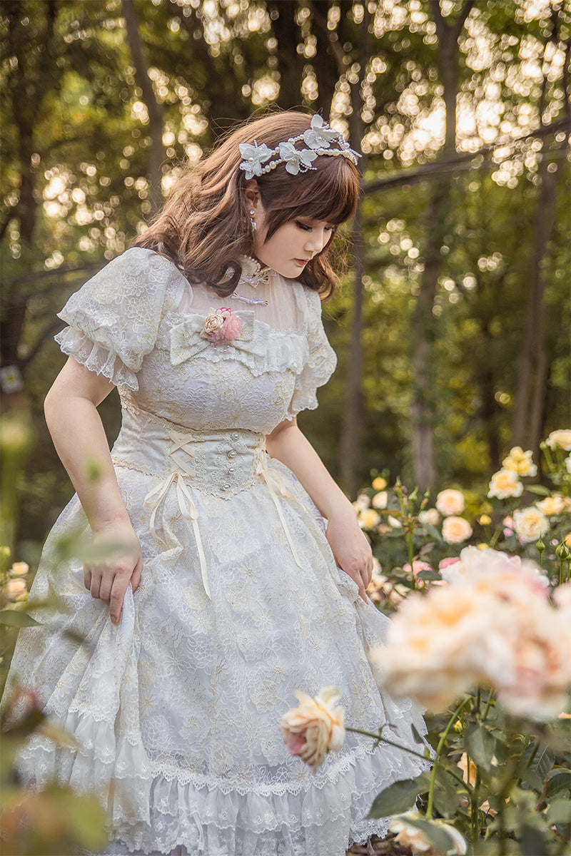 NanShengGe - Plus Size Lolita Lace Corset