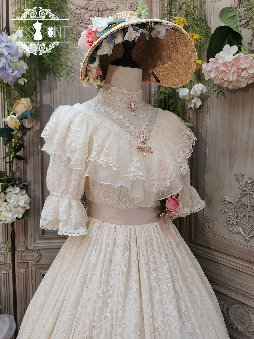 Miss Point~Woody Rose~Pure Color Lolita OP 352:63161