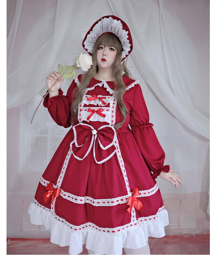 Doll Style Plus Size Lolita OP Dress 42Lolita