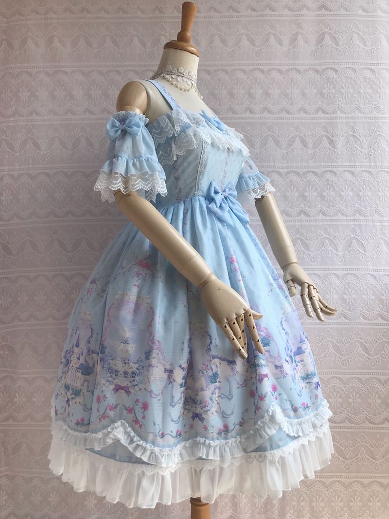 Yilia - Unicorn's Secret Garden Summer Lolita JSK Dress