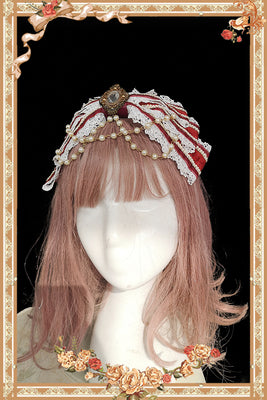 Infanta~Cake Tree~Classic Lolita JSK Dress Tiered Lace Dress S diamond red KC 