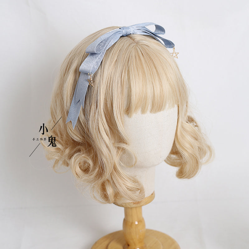 Xiaogui~Kawaii Lolita Cinnamoroll Headdress KC No.3 multilayer five-pointed star KC  