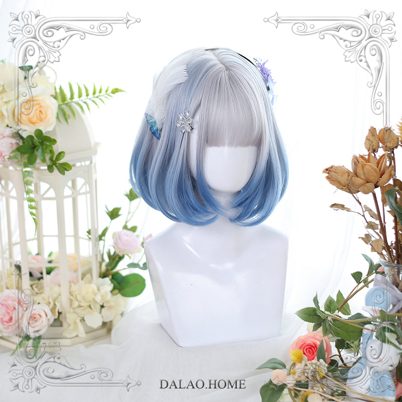 Dalao Home - Sweet 30cm BOBO Short Lolita Wig Multicolors haze(02-04)