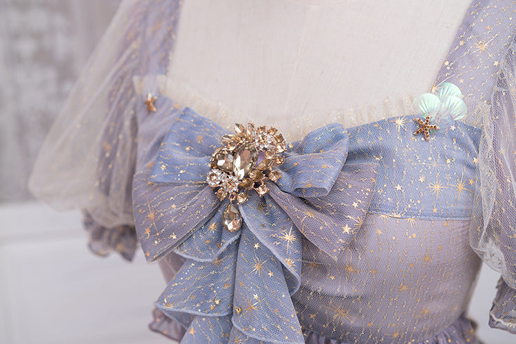 Fantastic Wind - Girl from the Deep Sea - KiraKira Chiffon Gauze Lolita OP