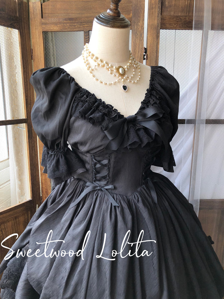 Sweet Wood - CLA Vintage French Lolita OP Dress 3802:20867