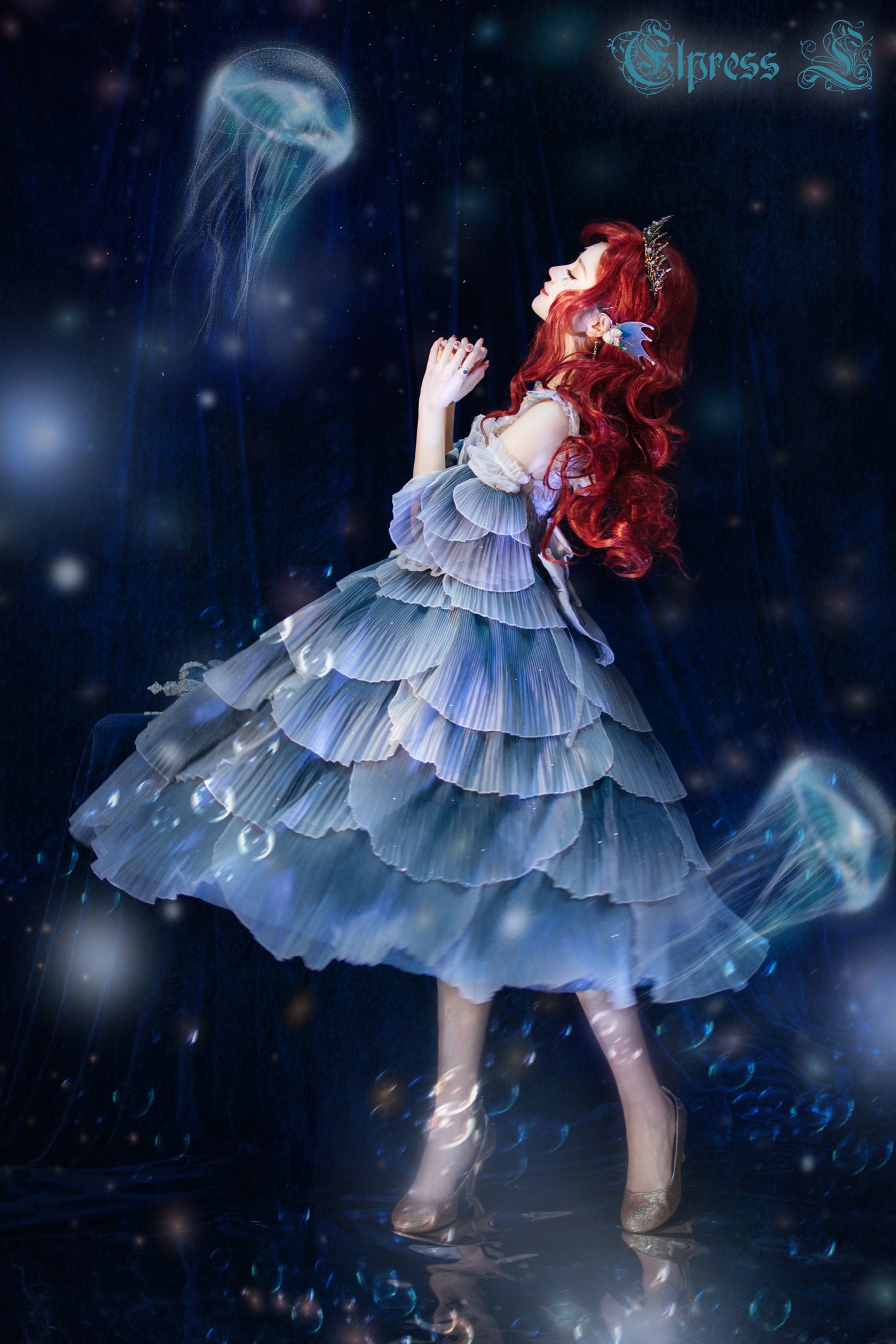 Elpress L - Fish Scale - Elegant Lolita JSK
