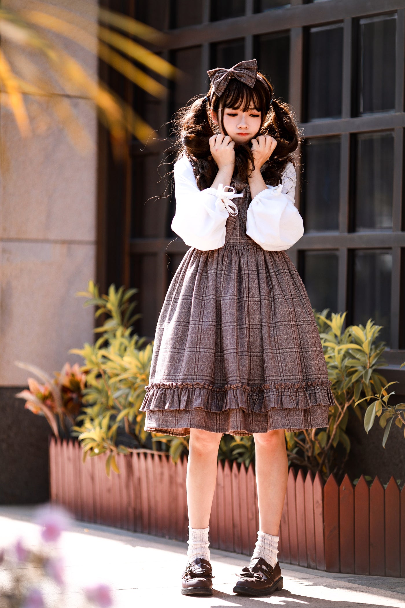 (BuyForMe)Helianseth~Elegant Plaid Lolita SK JSK Dress   