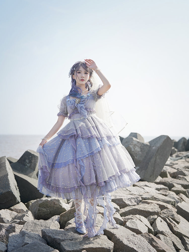 Fantastic Wind - Girl from the Deep Sea - KiraKira Chiffon Gauze Lolita OP