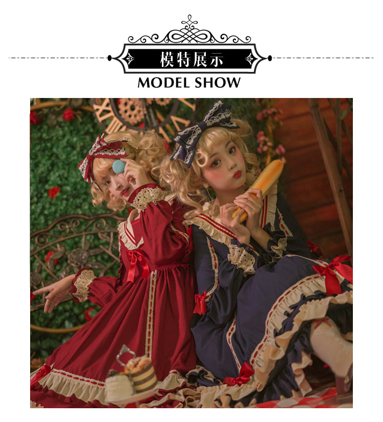 Eieyomi - Miss Betty - Vintage Princess Cotton Lolita OP Dress