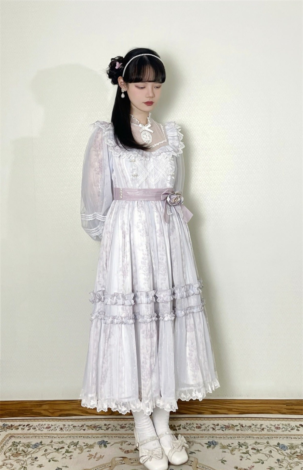 Letters from Unknown Star~Unknown Star~Winter Elegant Lolita Dress 11508:131430