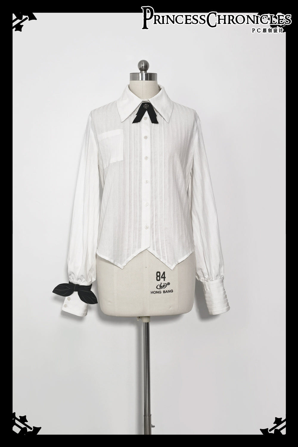 Princess Chronicles - Secret Morning News - Vintage Ouji Lolita Vest Blouse Bloomers S blouse(in stock)