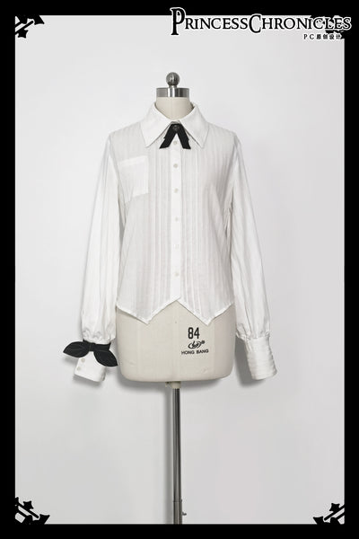 Princess Chronicles~Secret Morning News~Vintage Ouji Lolita Vest Blouse Bloomers S blouse (pre-order) 