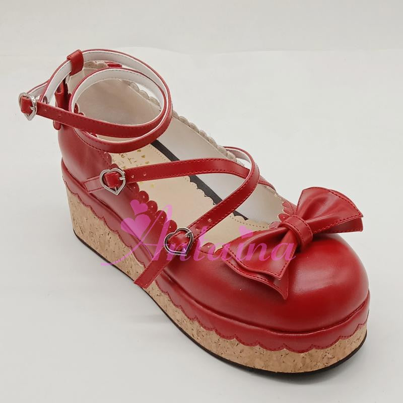 Antaina - Sweet Lolita Tea Party Red Shoes
