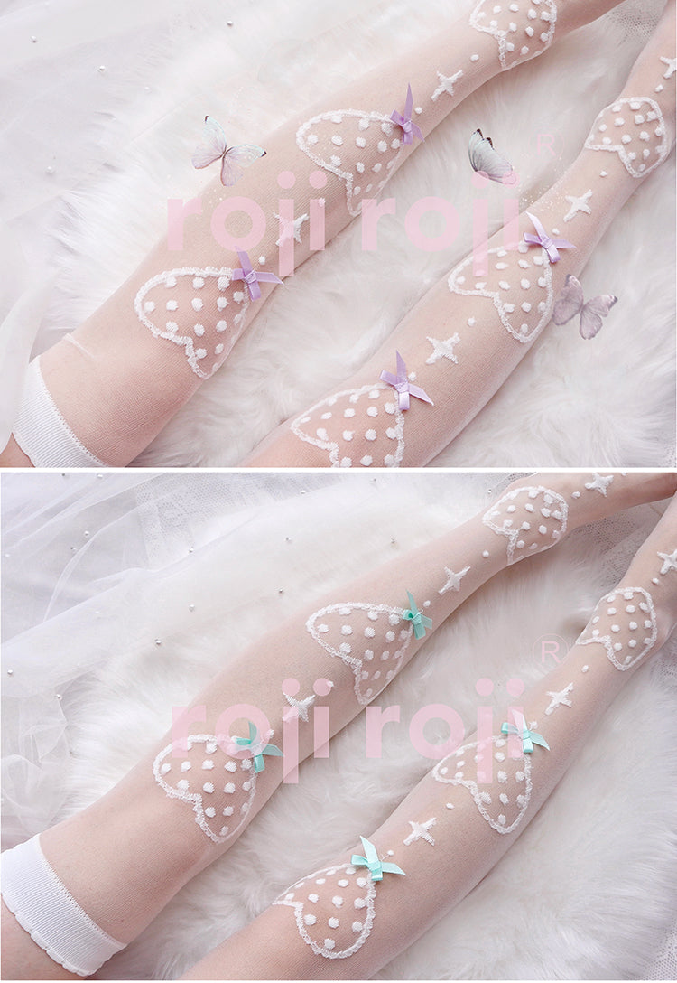Roji roji - Super Thin Summer Lolita Knee Socks