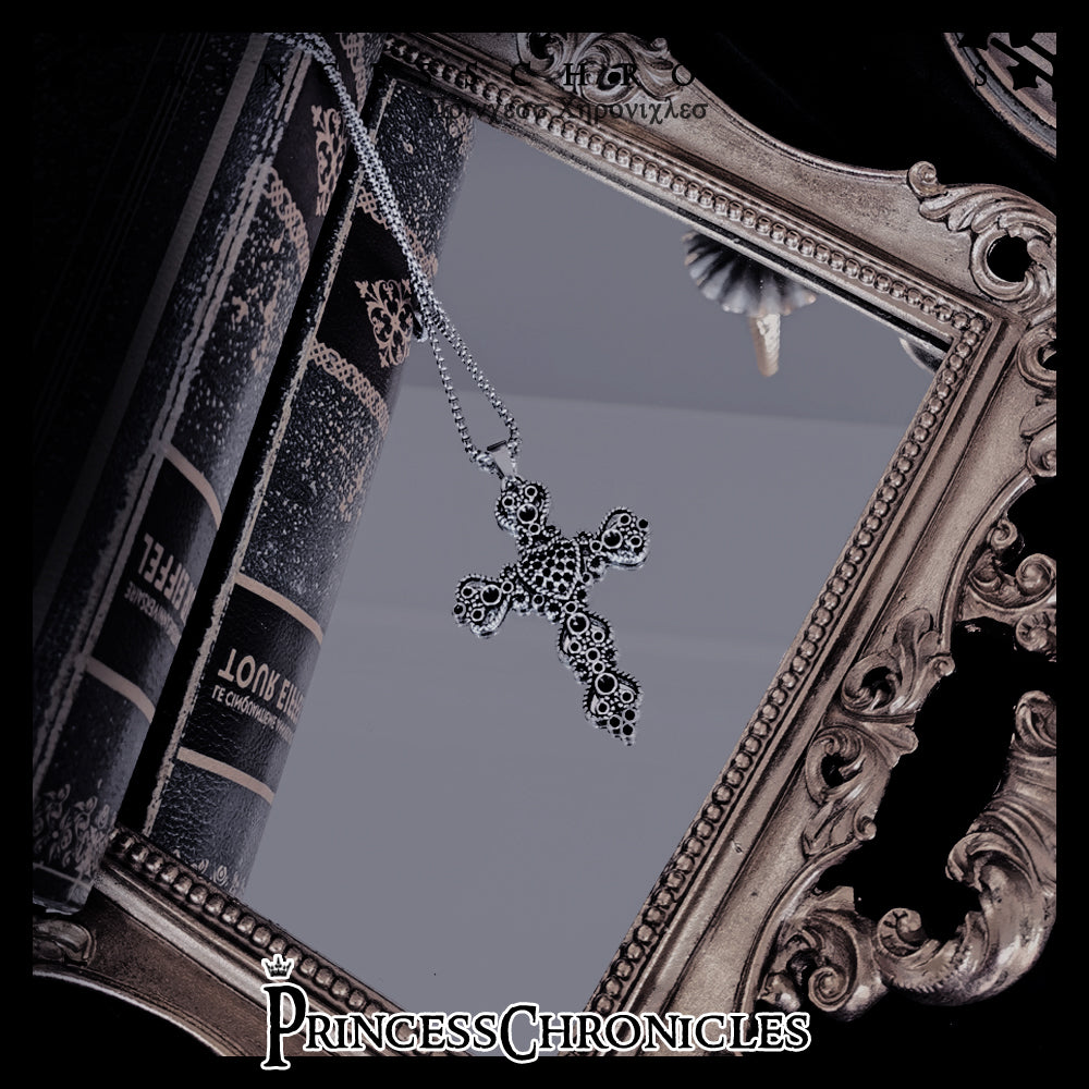 Princess Chronicles - Floating Phantom - Cross Necklace silver necklace