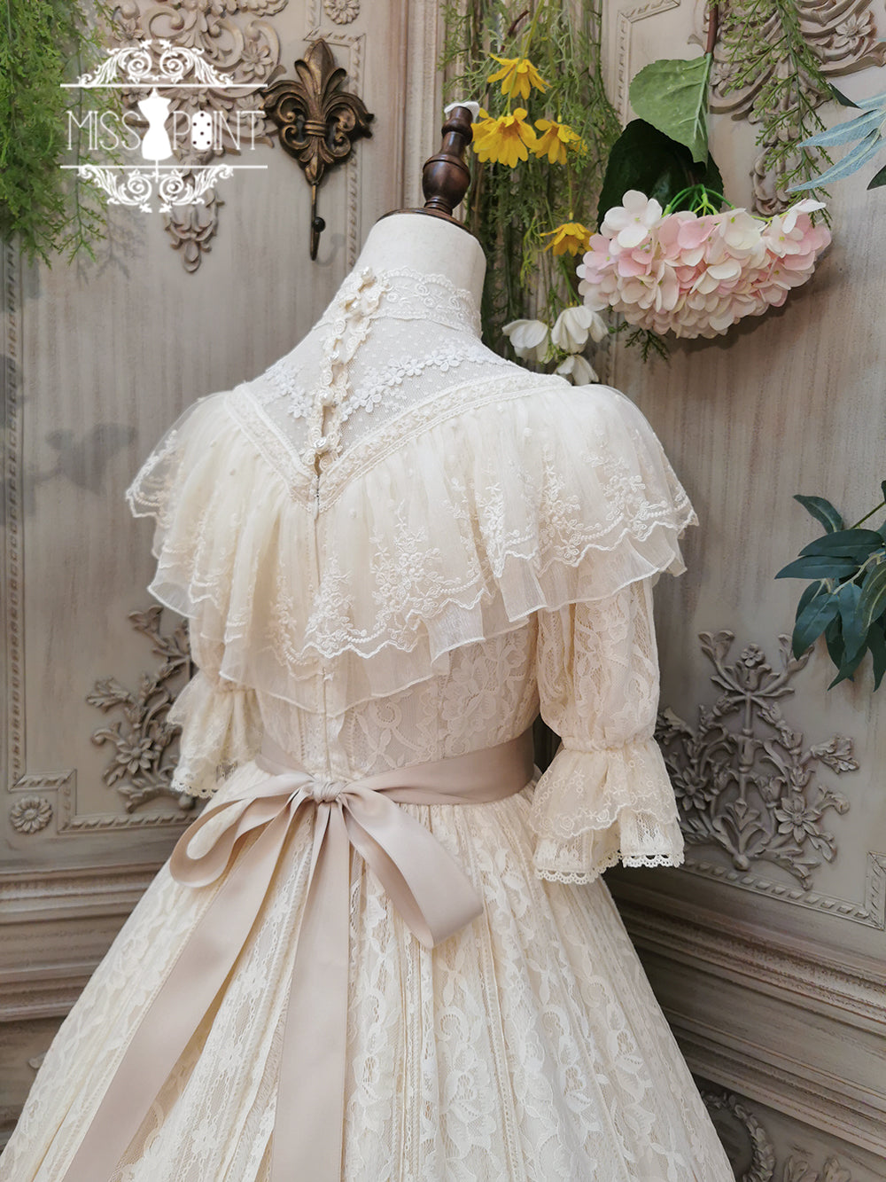 Miss Point~Woody Rose~Pure Color Lolita OP 352:63183