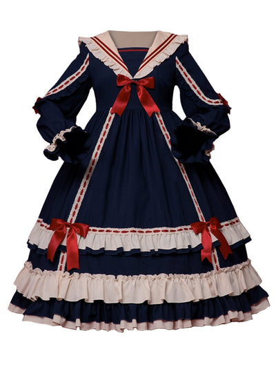 Eieyomi~Miss Betty~Vintage Princess Cotton Lolita OP Dress   