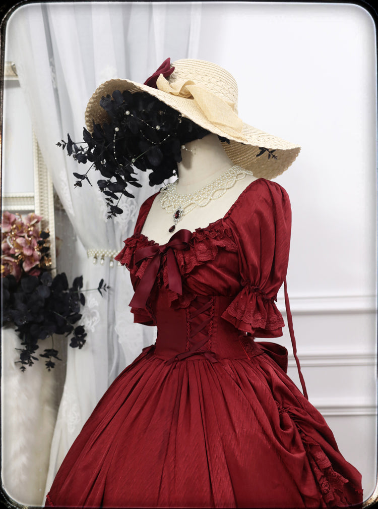 Sweet Wood - CLA Vintage French Lolita OP Dress 3802:20837