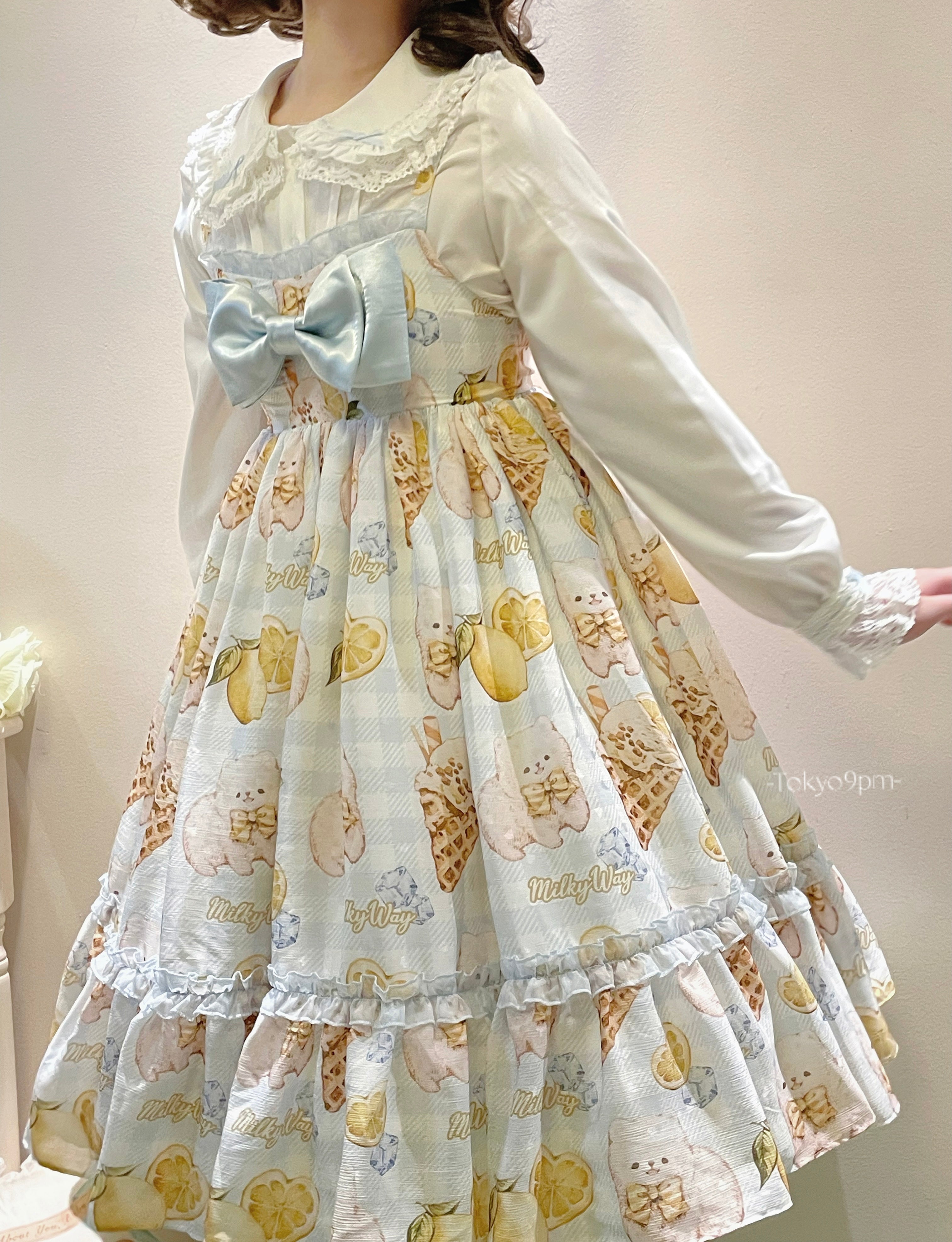 Milky Way - Lemon Puppy Lolita JSK Dress