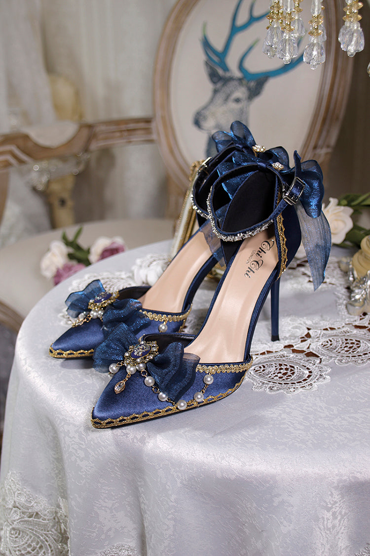 One Night - Flower Wedding Pointed Toe High Heels