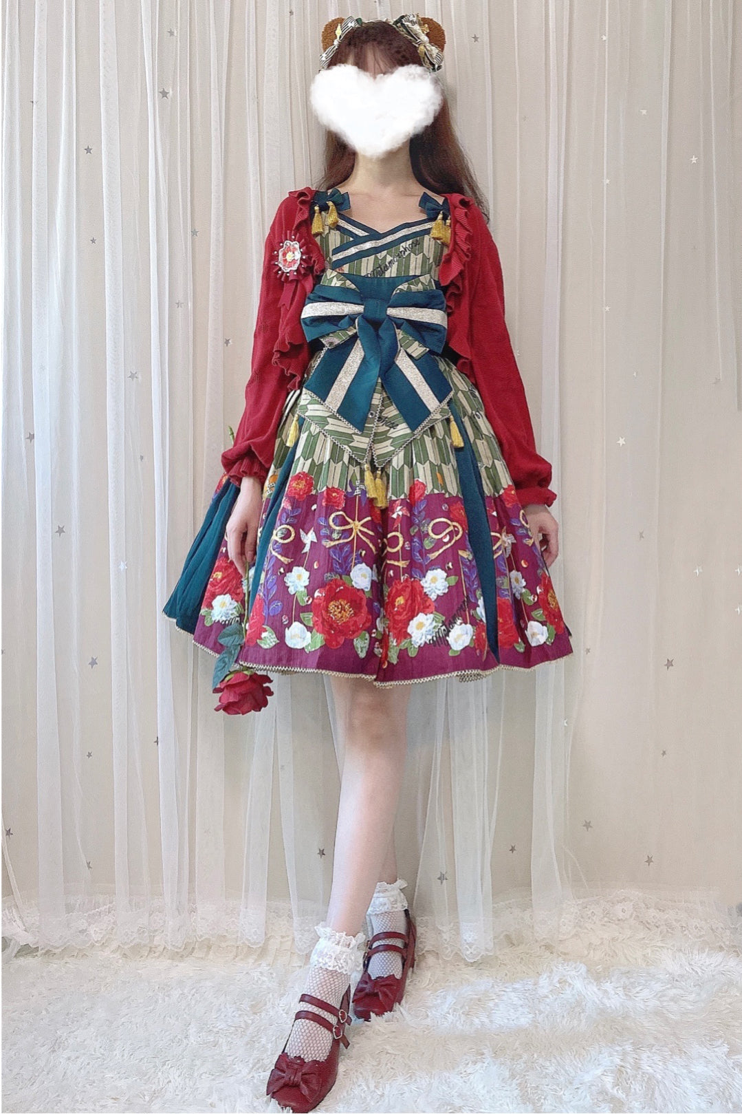 Little Dipper - Sweet Lolita Coat Long-sleeved Cotton Cardigan 4470:11189