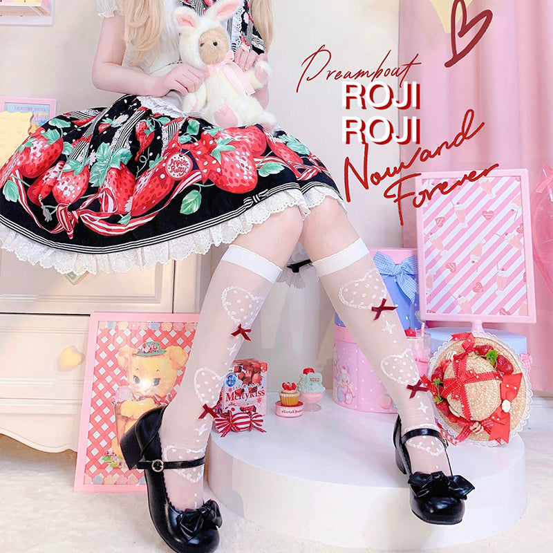 Roji roji - Super Thin Summer Lolita Knee Socks