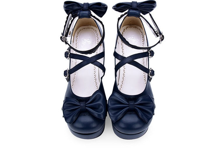 Angelic imprint - Sweet Lolita Heels Shoes Princess Tea Party Low Cut Shoes