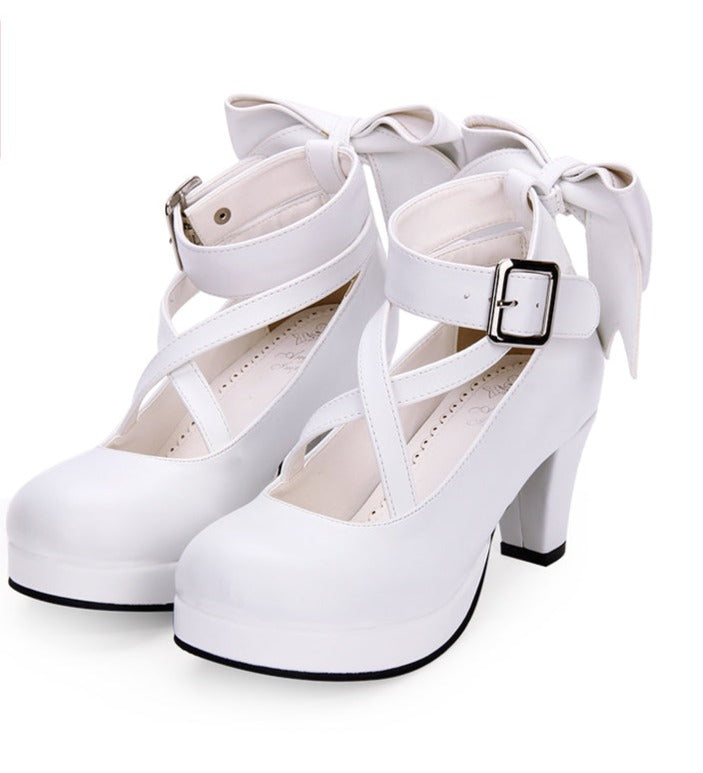 Angelic Imprint ~ Elegant Princess Lolita Heels Shoes 34 white 