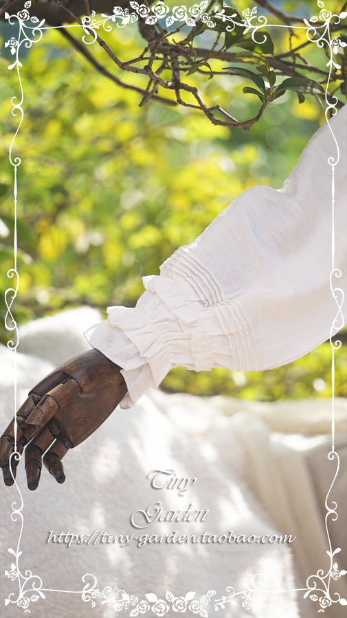 Tiny Garden - Ballade - Elegant Lolita Winter Doll Collar Shirt