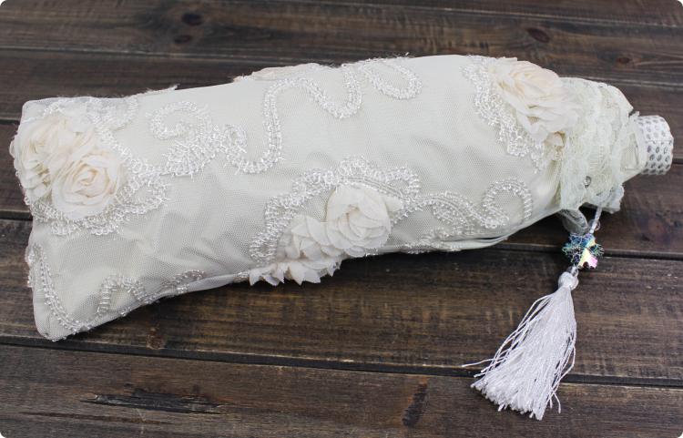 HualiBaLa - Foldable Sunscreen Lace Flounce Multicolors Lolita Parasol