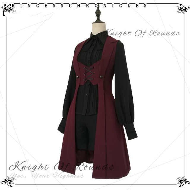 Princess Chronicles~The Night Prelude~Ouji Lolita Corset Vest   