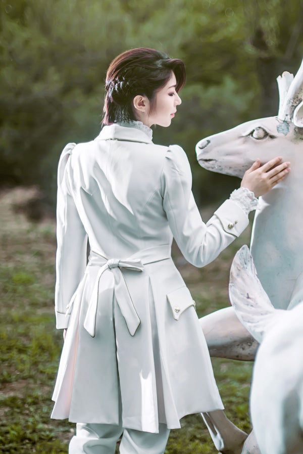 Immortal Thorn~Forever Rose~Ouji Lolita Coat Prince Handsome Wind Coat 4396:12139
