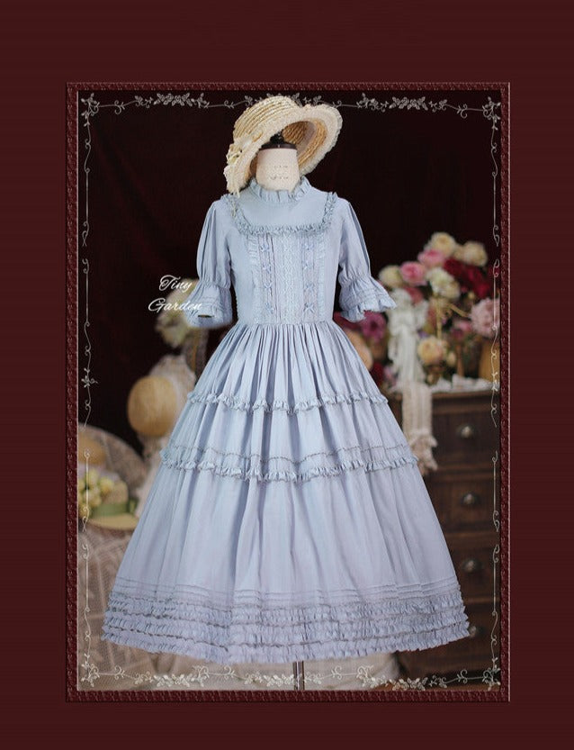 Tiny Garden French Elegance Vintage Lolita OP Dress – 42Lolita