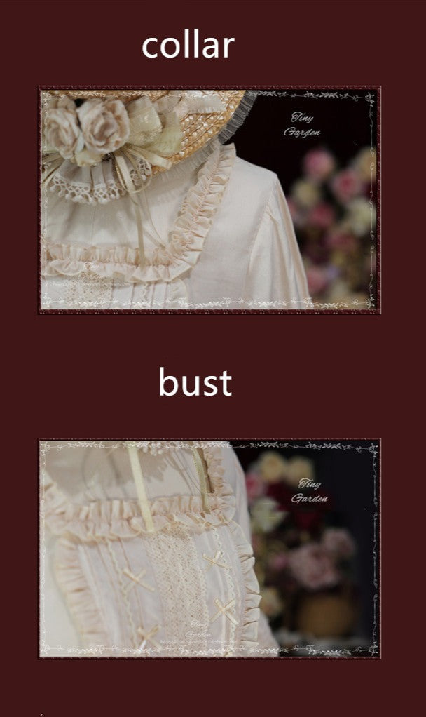 Tiny Garden~Vintage Ball~French Elegance Pin Tucks Lolita OP Dress 706:58961