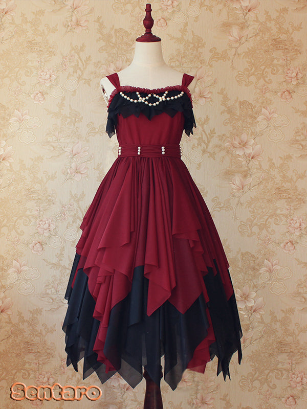 Sentaro - Little Whispers of Love - Multiple Colors Irregular Hem Lolita JSK 4122:16261