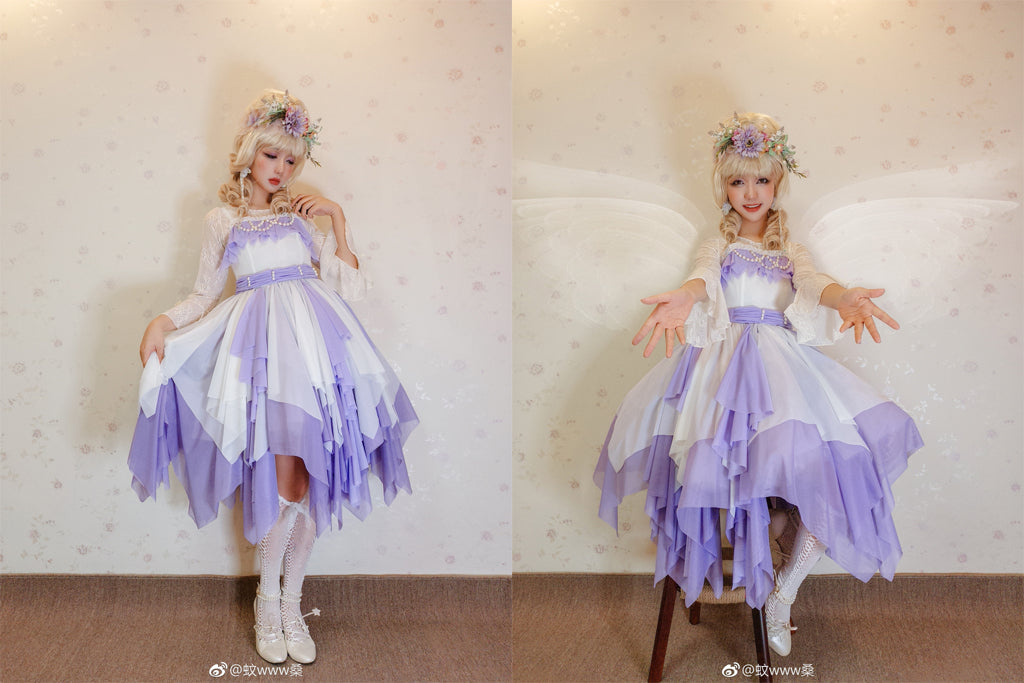 Sentaro - Little Whispers of Love - Multiple Colors Irregular Hem Lolita JSK 4122:16259
