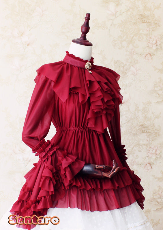 Sentaro - Shufrey - Classic Elegant Multicolor Lolita Blouse