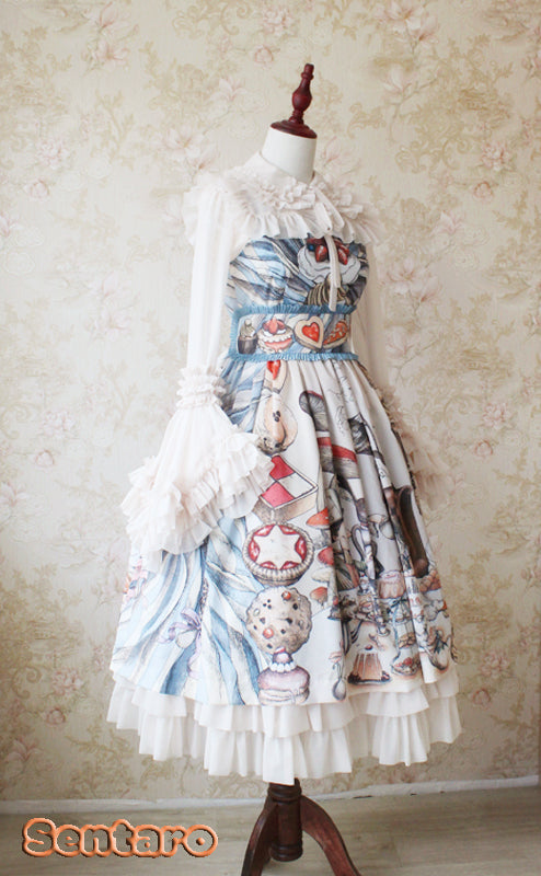 Sentaro~Shufrey~ Classic Elegant Multicolor Lolita Blouse 4120:16323