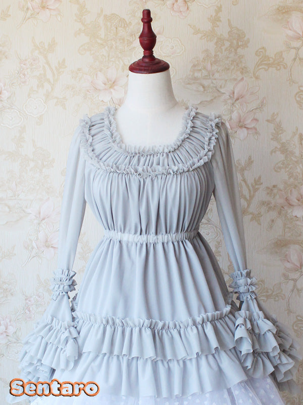Sentaro - Shufrey - Classic Elegant Multicolor Lolita Blouse