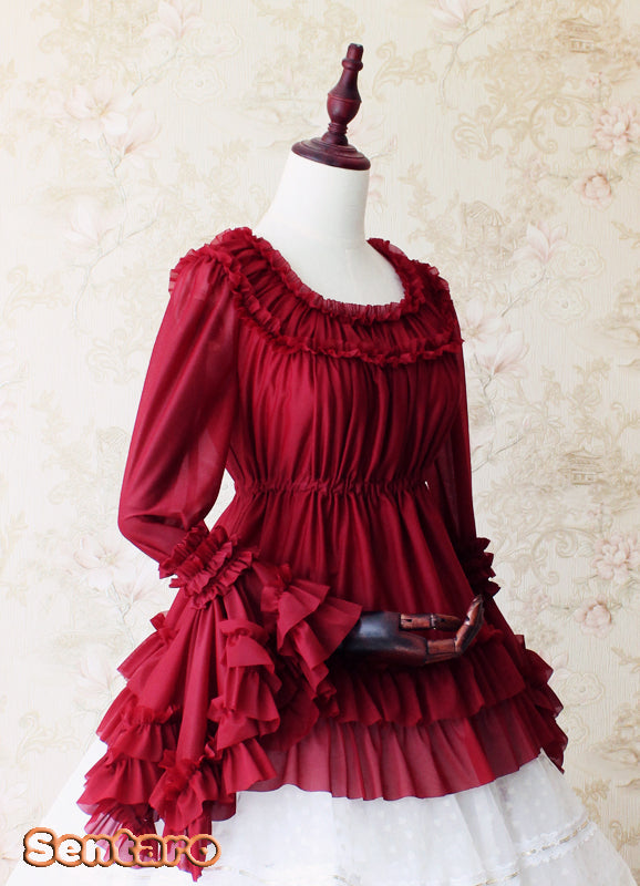 Sentaro - Shufrey - Classic Elegant Multicolor Lolita Blouse